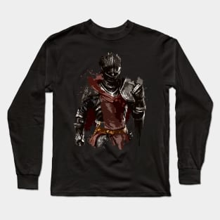 Red Knight Splatter Long Sleeve T-Shirt